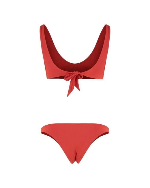 Lido Red Bikinis