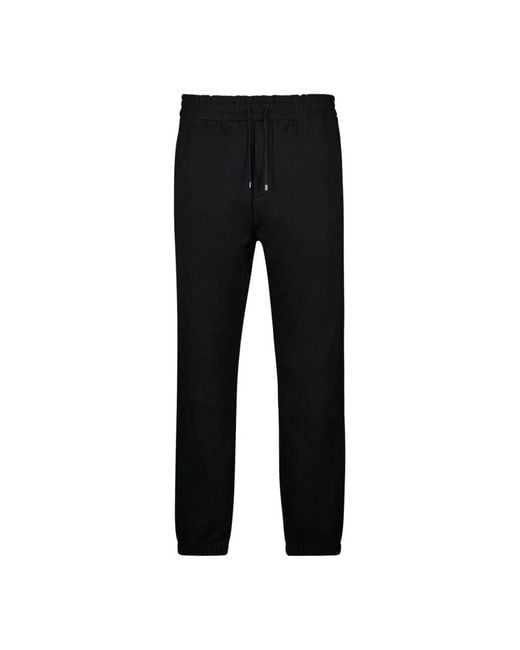 Saint Laurent Black Nylon Jogger Sweatpants for men