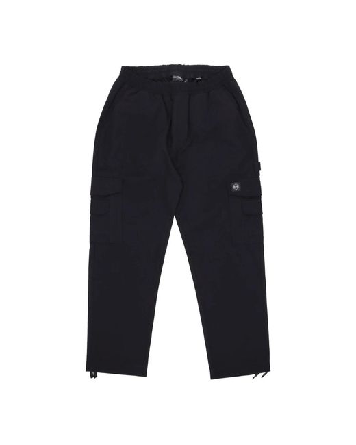 DOLLY NOIRE Blue Straight Trousers for men