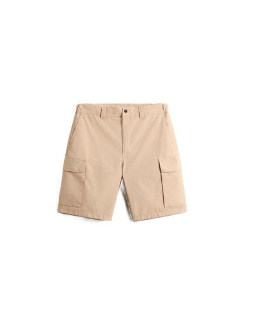 Woolrich Natural Casual Shorts for men