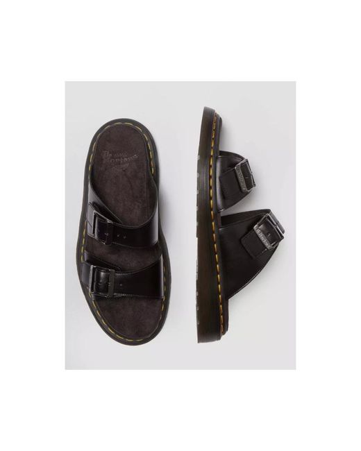 Dr. Martens Black Sliders