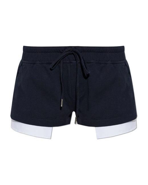 DSquared² Short Shorts in het Blue