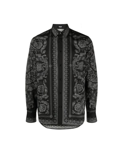 Versace Black Casual Shirts for men