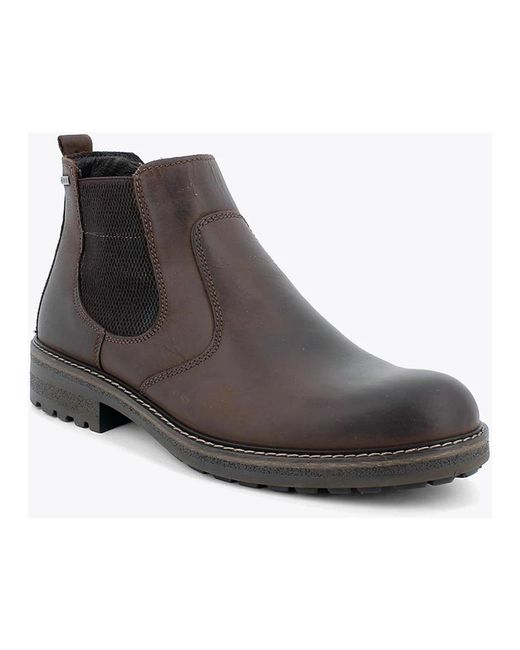 Igi&co Black Chelsea Boots for men