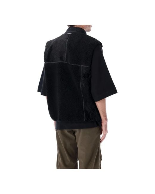 And Wander Black Vests for men