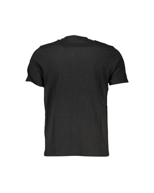 North Sails Tops ,Zwart ,Katoen Zwart Katoenen Logo Print T-Shirt in het Black voor heren