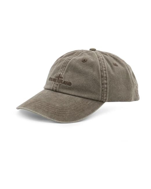 Caps di Stone Island in Gray da Uomo