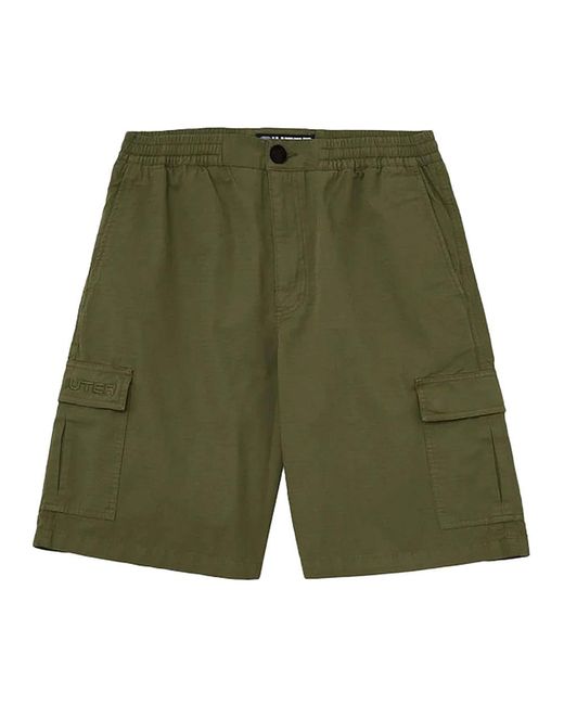 Iuter Green Casual Shorts for men