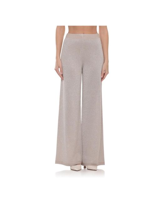 D.exterior Wijde Broek in het Gray