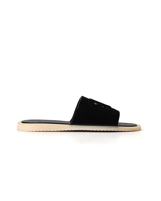 Dolce & Gabbana Black Sliders for men