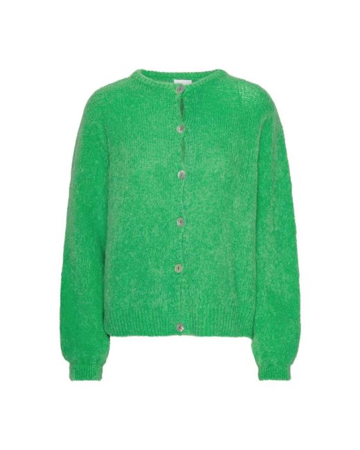 American Dreams Truien & Vesten ,Groen ,Wol Susan Cardigan in het Green