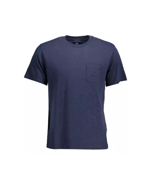 La Martina Blue T-Shirts for men