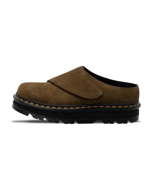 Dr. Martens Brown Mules for men