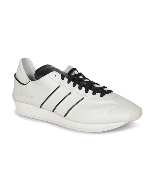 adidas Weiße Sneakers Mit Schwarzen Streifen in Weiß für Herren