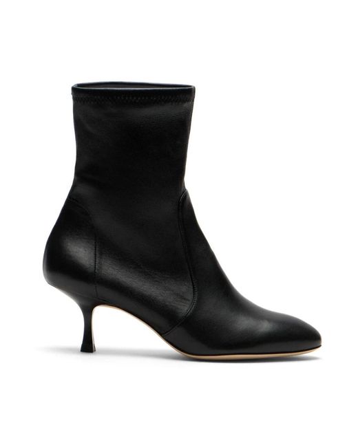 Stuart Weitzman Black Heeled Boots