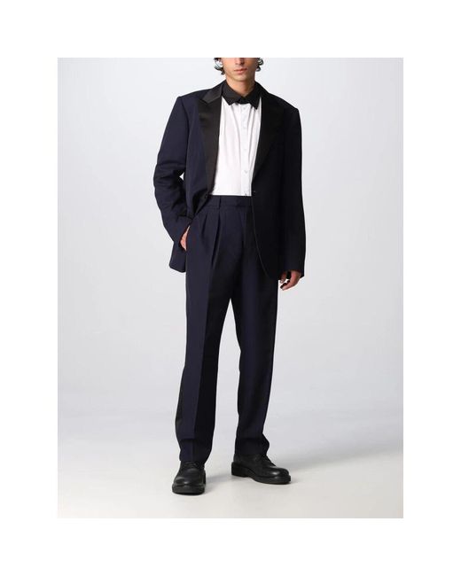 Suit Trousers Karl Lagerfeld de hombre de color Blue