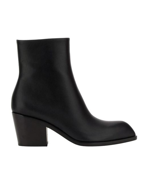 Gianvito Rossi Black Cowboy & Biker Boots