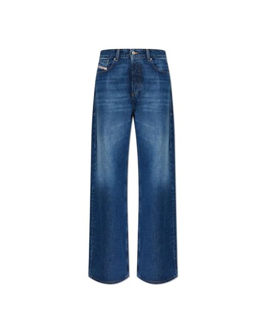 DIESEL Wide Jeans in het Blue