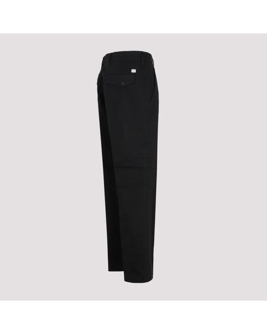 C P Company Straight trousers in Black für Herren