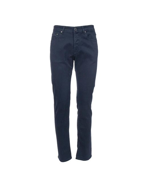 Jacob Cohen Slim fit bard jeans mit besticktem logo in Blue für Herren