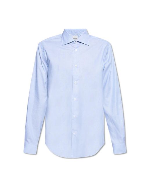Paul Smith Baumwollhemd in Blue für Herren