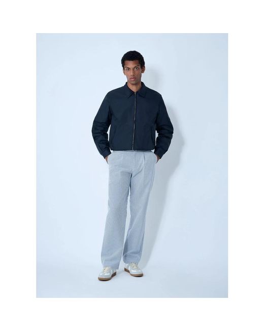 Noah NYC Blue Straight Trousers for men