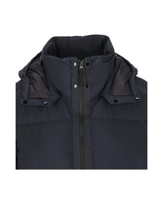 Stone Island Blue Winter Jackets for men