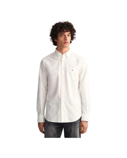 Gant White Casual Shirts for men