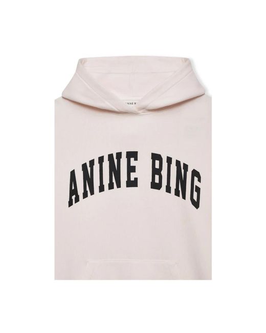 Anine Bing Pink Hoodies