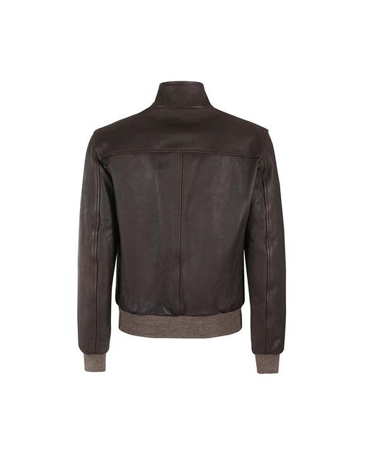 Stewart Wolke lederjacke powell in Gray für Herren