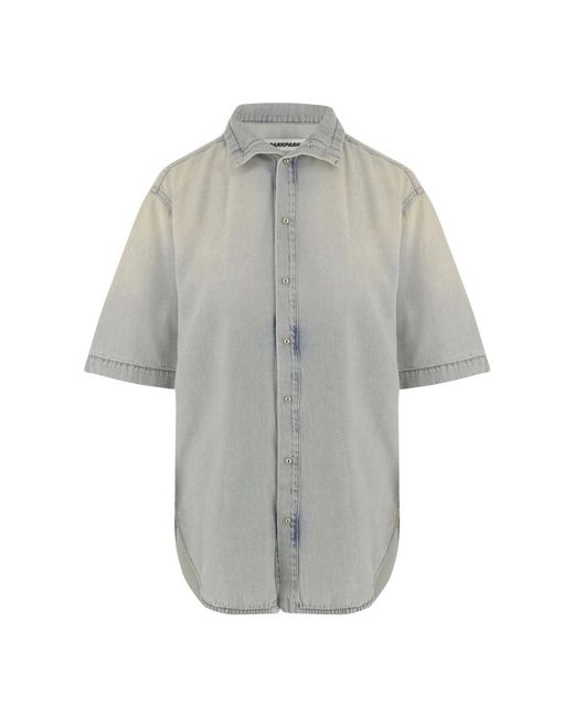 DARKPARK Gray Denim Shirts