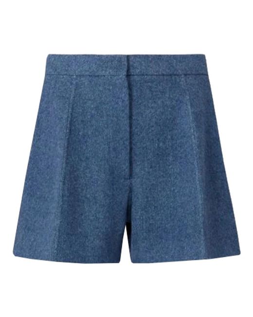 Sportmax Blue Short Shorts
