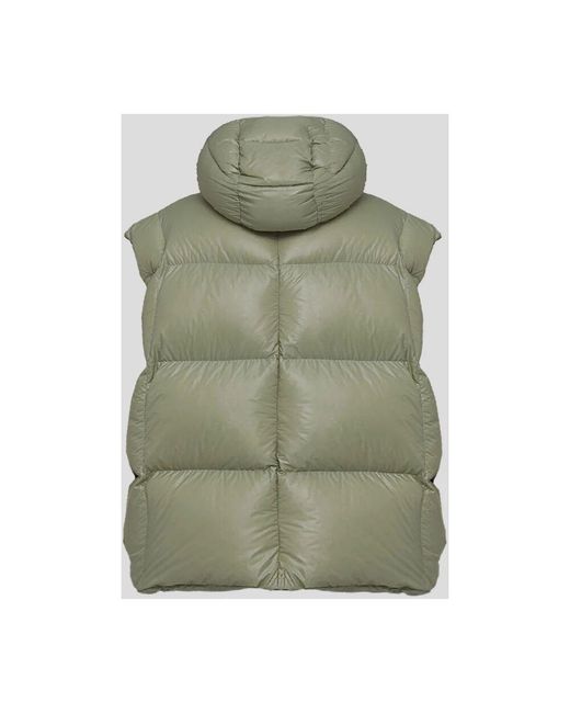 Jil Sander Green Daunenjacke, stilvolle winterbekleidung