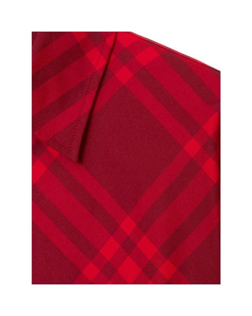 Burberry Red Shirts