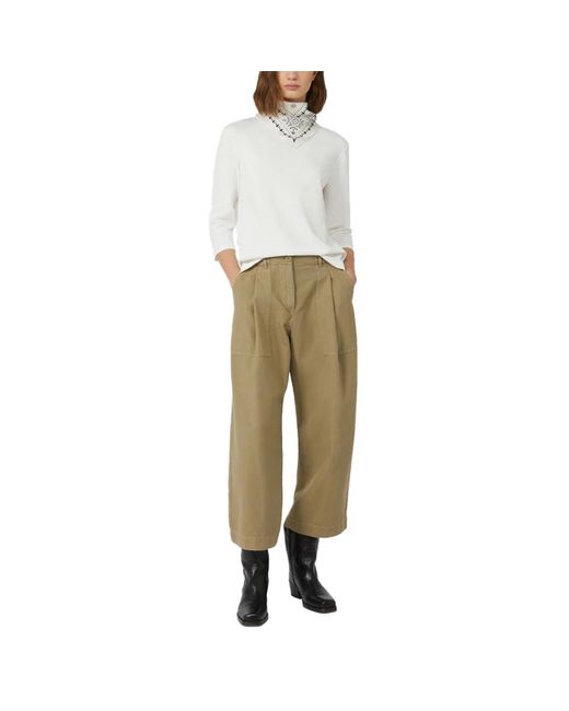Weekend by Maxmara Natural Cropped Trousers