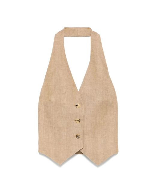 Vests Max Mara de color Natural