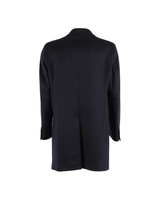 BRERAS Milano Blue Single-Breasted Coats for men