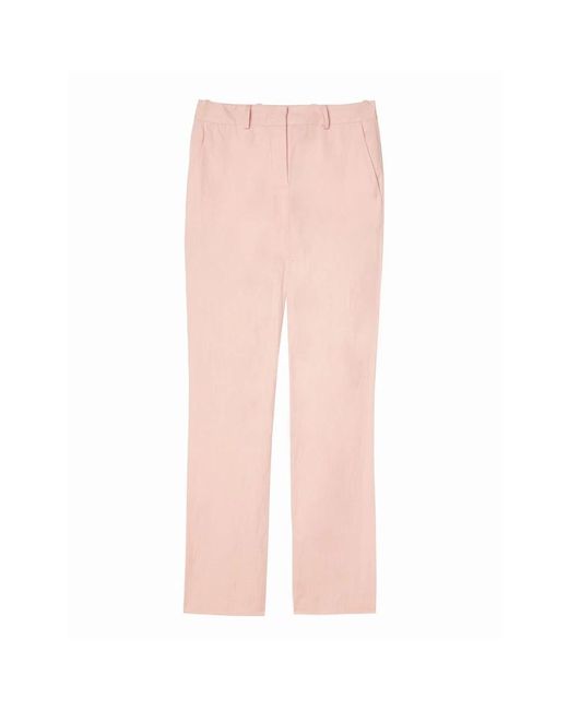 Straight Trousers Ines De La Fressange Paris de color Pink