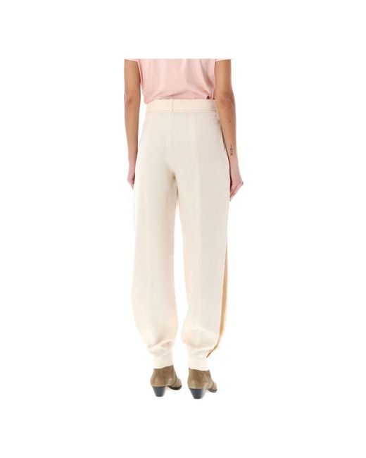 Trousers > straight trousers Ralph Lauren en coloris Natural