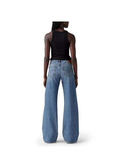 Levi's Wide Jeans in het Blue
