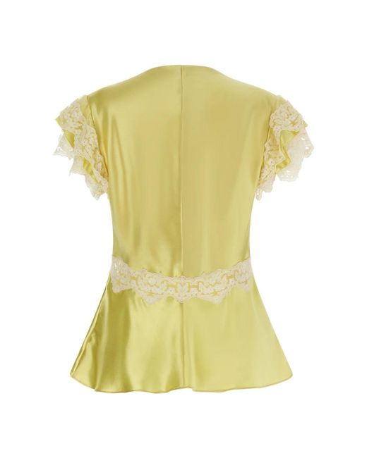 Blouses Alberta Ferretti de color Yellow