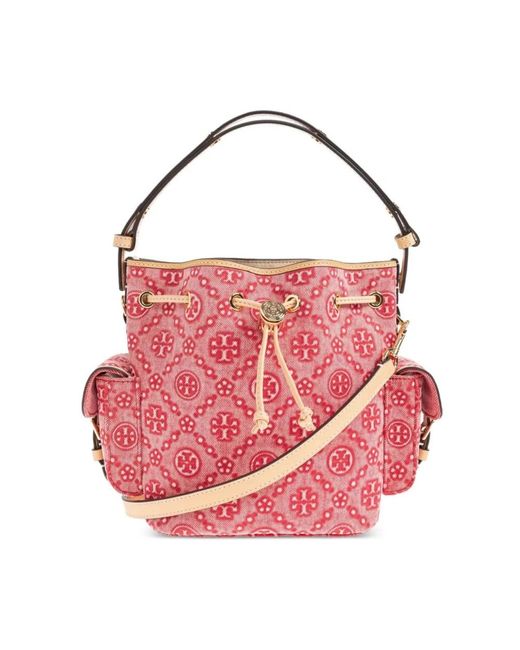 Tory Burch Pink Bucket Bags