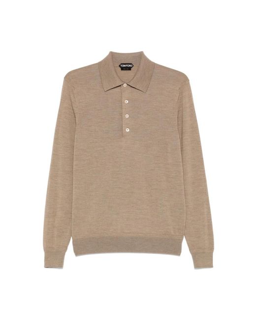 Tom Ford Natural Polo Shirts for men