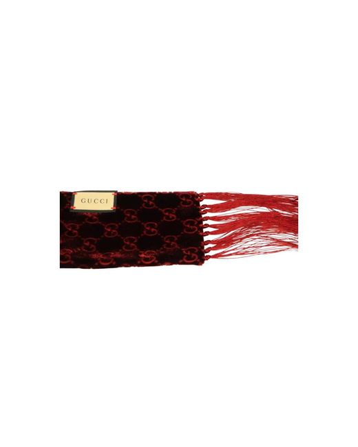 Scarves Gucci de color Red
