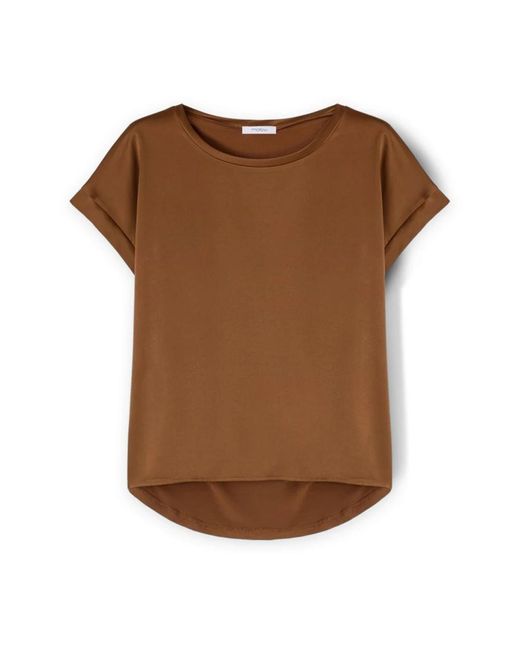 T-Shirts mötivi de color Brown