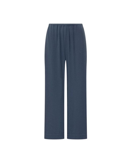 Emporio Armani Blue Wide Trousers
