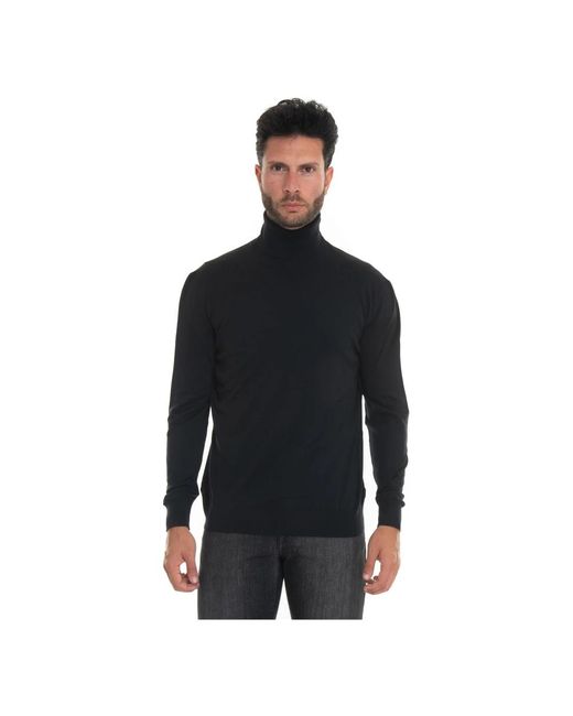 Kiton Black Turtlenecks for men