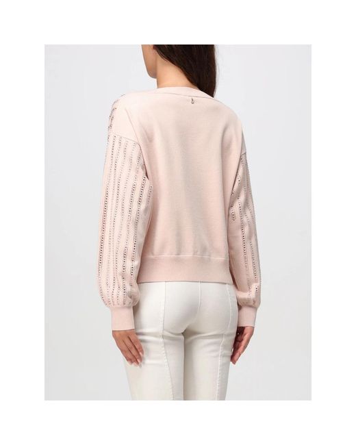 Liu Jo Stijlvolle Sweaters Voor Vrouwen in het Pink