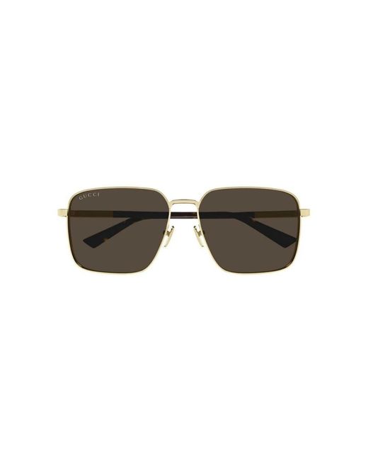 Gucci Yellow Sunglasses for men