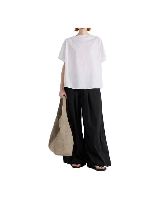 MEIMEIJ Black Wide Trousers
